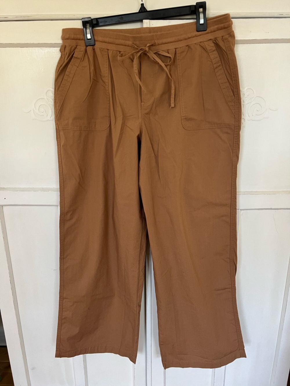 Pact
Women's Organic Cotton Monterey Poplin Wide Leg Size Large  in Brown Sugar - Picture 3 of 5
